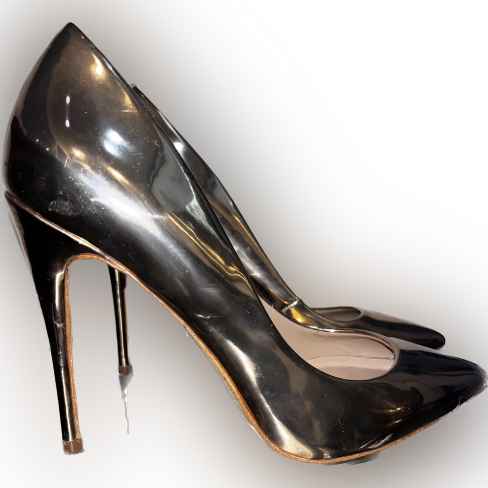 ALDO ROSE GOLD STILETTO PUMP SIZE 6.5